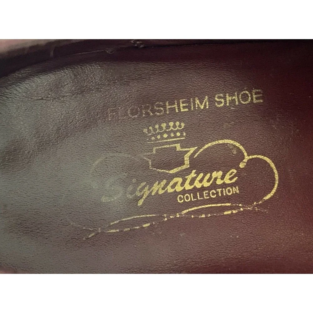Florsheim Comfortech Signature Men's Shoes 10.5C Burgundy Loafers Dress Slip On‎
